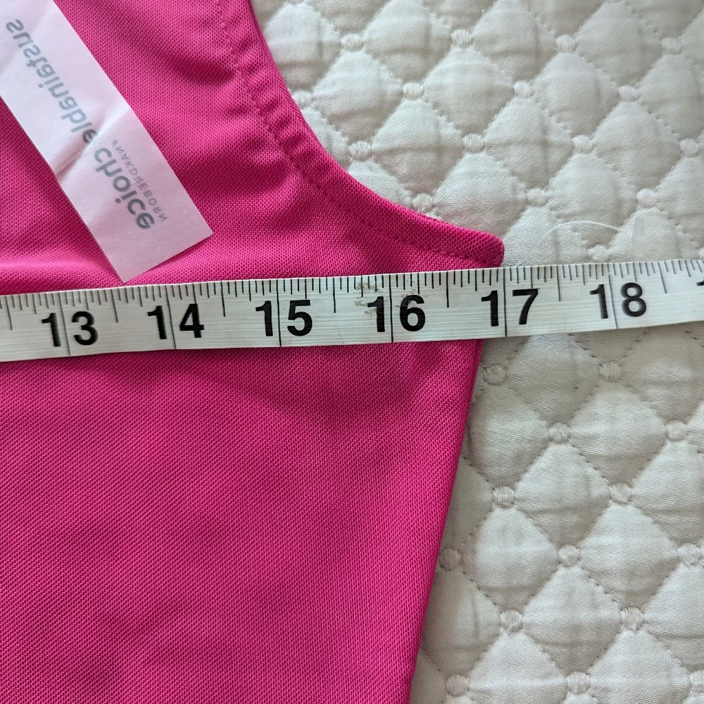 MELISSA BENTSEN x NA-KD Mesh Bodycon Mini Dress Large Pink - Picture 13 of 13